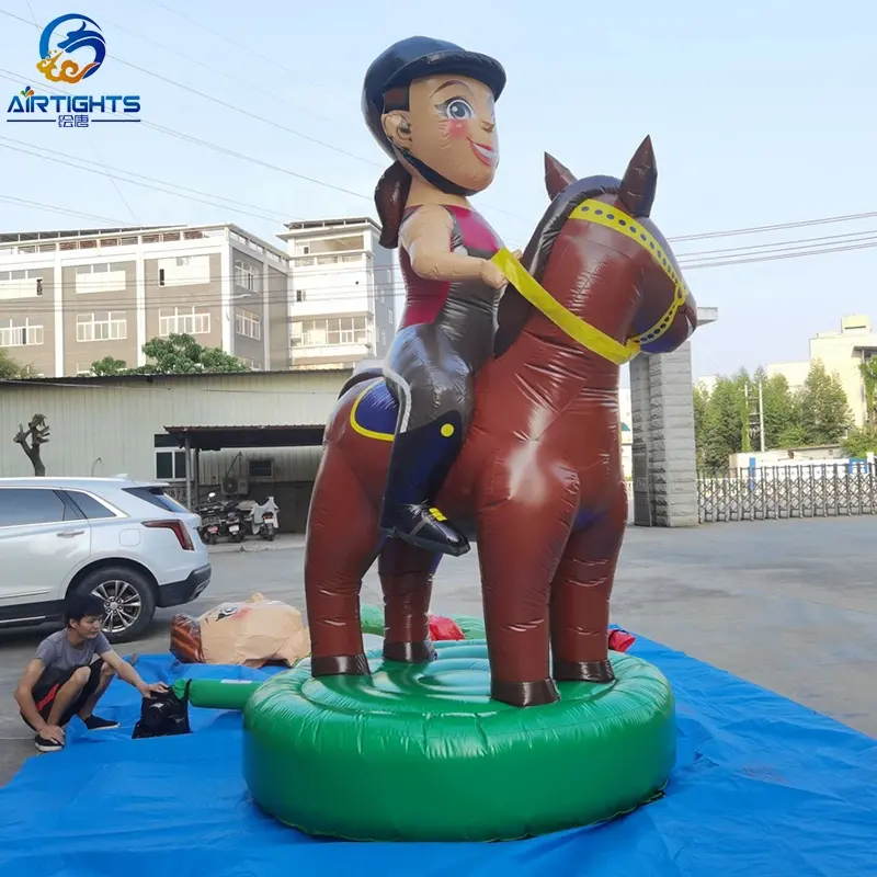 Китайский производитель, изготовленный на заказ, Голландская кукла, надувной шар «Сара на лошади»