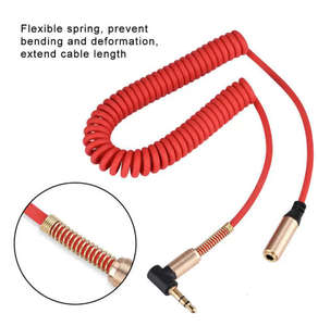 สายต่อขยายสัญญาณเสียง3.5มม. แจ็ค3.5มม. สายต่อขยายสัญญาณเสียงตัวผู้-ตัวเมียสายยืดหดได้ - Product Image 2