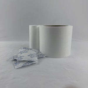 Nonwoven <b>Fabric</b> <b>Rolls</b> White And <b>Black</b> 0.09-0.095mm Heat Sealable Moisture Proof For Food Desiccant Packaging - Product Image 3