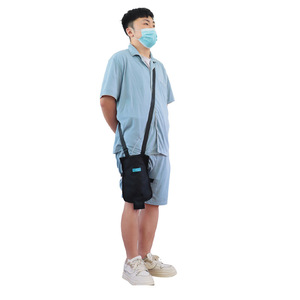 Sac à urine pour personnes âgées, drainage dissimulé, sac médical portable à bandoulière, protection des mollets, matériau en nylon - Product Image 2