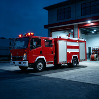 Camion-citerne à eau incendie HOWO Sinotruk 4x2/4x4, très demandé, équipé d'un nouveau matériel de lutte contre l'incendie pour les opérations de sauvetage
