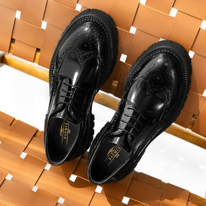 Nouvelles Chaussures Habillées Homme Printemps 2026 de Haute Qualité - Chaussures de Bureau Respirantes à Lacets et Bout Carré - Product Image 2