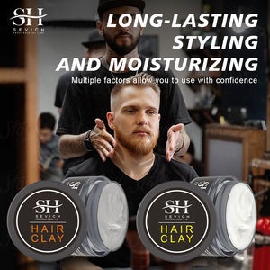 ดินเหนียวสำหรับแต่งผมผู้ชายดินเหนียวติดฉลากส่วนตัวสำหรับ<span class=keywords><strong>ผู้ชาย</strong></span>ควบคุมขอบได้อย่างแข็งแรงมาก - Product Image 5