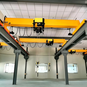 Grúa Puente Monoviga Europea <span class=keywords><strong>de</strong></span> 10 Toneladas - Estándar FEM, Elevador <span class=keywords><strong>de</strong></span> Baja Altura con Control Remoto Inalámbrico - Product Image 2