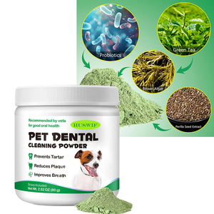 Venta al por mayor suplemento de salud <span class=keywords><strong>bucal</strong></span> blanqueador de dientes de perro Natural eliminación de placa de dientes de perro mascota polvo de <span class=keywords><strong>limpieza</strong></span> Dental para perro - Product Image 4