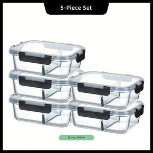 High Plastic Kitchen Food <b>Storage</b> Container Removable Design Heat Resistant Shatterproof Eco-Friendly <b>Stackable</b> Fresh Keeping - Product Image 2