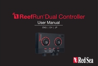 Sistema de Control Dual Red Sea ReefRun para Acuario, Control Inteligente por WiFi y Bluetooth, Automatización de Canales para Tanque, Compatible con ReefLED