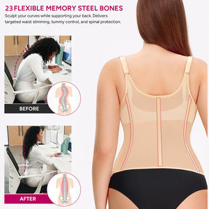 Faja Reductora de Cintura Plana al por Mayor, Faja Moldeadora con Logotipo Personalizado, Faja Reductora de Cintura para Mujer, Chaleco Moldeador de Cuerpo para Mujer - Product Image 3