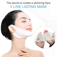 Réducteur de menton double organique Masque de lifting du visage en V en forme de V Bande de ruban de lifting en V Sangle de masque de collagène pour le visage