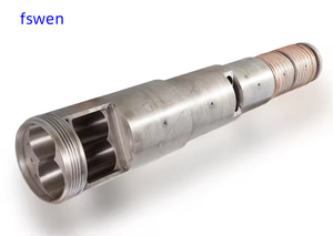 Extrusora de tubos de PVC, juego de barriles cónicos de doble tornillo 80/156 - Product Image 4