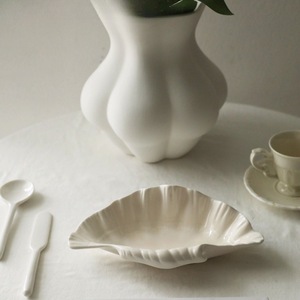 Plato <span class=keywords><strong>de</strong></span> Cerámica Desechable, <span class=keywords><strong>Diseño</strong></span> Coreano, Color Crema, Elegante y Encantador, 8 Pulgadas, Ideal <span class=keywords><strong>para</strong></span> Regalos - Product Image 3