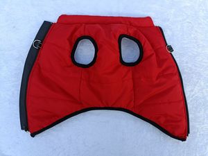 Su geçirmez ceket küçük büyük köpekler yumuşak yansıtıcı kış sıcak polar pet ceketler harnass - Product Image 6