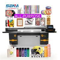 Impresora de Formato Grande UV LED de Cama Plana, Impresión Directa en Cajas de Regalo, Botellas, Cartón KT, Acrílico, Plástico, con Cámara CCD