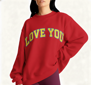 Sweat-shirts à col montant en molleton français sur mesure ODM, col montant en coton de haute qualité, sweat-shirt oversize pour femmes - Product Image 1