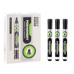 Marqueurs permanents à pointe plate de 4 mm à base d'huile <span class=keywords><strong>pour</strong></span> tissu, <span class=keywords><strong>encre</strong></span> rouge <span class=keywords><strong>indélébile</strong></span>, 3 choix de couleurs, vente en gros - Product Image 5