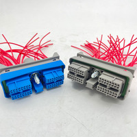 Connecteur de carte électronique moteur 64 broches C4.2 4.4 6.4 6.6 7.1, ensemble de connecteurs 245-1043 245-1042 pour pièces d'excavatrice Caterpillar