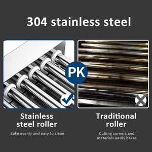 Gril électrique sans fumée de gril de BBQ de dessus de table pour des hot-dogs 5/7/9 - Product Image 4