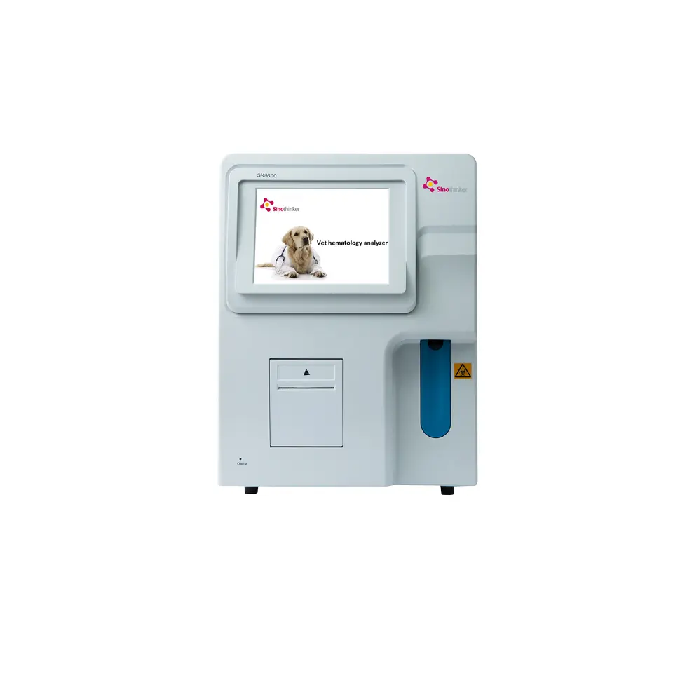 Sk9600vet thú y huyết học Analyzer 3-Part Full tự động Blood Analyzer với hệ thống mở tiên tiến bác sĩ thú y cụ