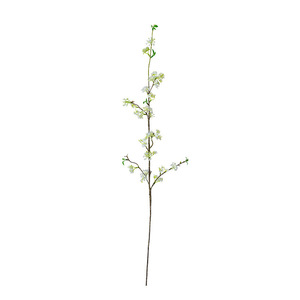 Fleur artificielle Qingyu Chronicle en soie, saule blanc et rose, branche unique, pour décoration de mariage et d'intérieur - Product Image 5
