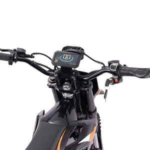 Moto électrique sans balais WISH 01 Pro 1500W 60V 21AH Nouvelle longue autonomie 80-90km Tout-terrain Dirt Moped 75km/h Capacité de charge 200kg - Product Image 3