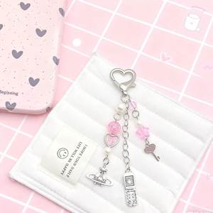 Breloques de téléphone mignonnes en forme de fleur, sangles de téléphone en cristal de verre Muguet, accessoires pour coques de téléphone pour femmes - Product Image 5
