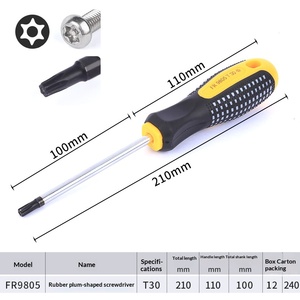 Manico per Cacciavite Fai-da-Te con Finitura Opaca, Forma <span class=keywords><strong>a</strong></span> Stella, Esagonale con Foro, T20 T15 T10 T25, Magnetico e Isolato, Manico Lungo - Product Image 6