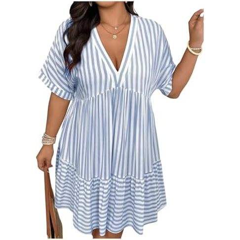 Blue and White Striped