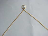 Collier intelligent personnalisé avec puce NFC, bijoux de mode
