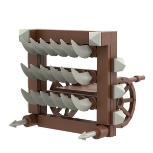MOC Castillo Romano Medieval Transfronterizo, Bloques <span class=keywords><strong>de</strong></span> Construcción <span class=keywords><strong>de</strong></span> Ballistas y Catapultas, Arma Militar, Juguete <span class=keywords><strong>de</strong></span> Construcción <span class=keywords><strong>de</strong></span> Plástico, 40 Piezas - Product Image 4