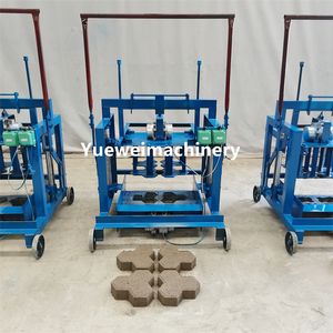 Semi-Auto PLC Controlled Cement <strong>Brick</strong> &amp; Paving Block Making <strong>Machine</strong> with Gearbox Engine &amp; Pump-Low <strong>Price</strong> Customizable Sizes - Product Image 2