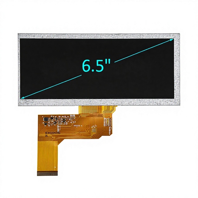 High Quality 6.5" Bar TFT LCD Display 800x320 Resolution TN Transmissive Panel Normal White 500cd/m Brightness RGB 40PIN