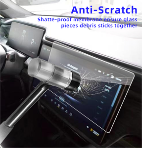 Protection d'écran en verre trempé anti-rayures, sans bulles, dureté 9H, colle intégrale 0,33 mm pour tableau de bord GPS de voiture RIVIAN R1T R1S - Product Image 2