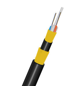 Câble à fibres optiques ADSS SM 6 10 12 18 24 48 144f 288 cœurs, câble aérien à double gaine, 12 cœurs, 24 cœurs, câble à fibres optiques - Product Image 4