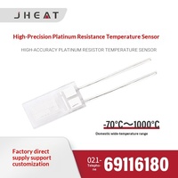 Sensor de Temperatura de Resistencia de Platino de Alta Precisión JHEAT PT100/PT200/PT1000
