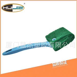 Cepillo de limpieza para ollas y sartenes Huijie, con mango de esponja azul, para limpieza del hogar y vajilla de cocina. - Product Image 1