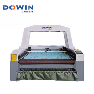 May vải thăng hoa vải Laser Cutter 1812 130 Wát cho ăn tự động Máy laser cho dệt vải da - Product Image 3