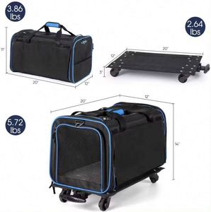 Échantillon gratuit : Transporteur à roulettes amovibles pour animaux de compagnie - Product Image 3