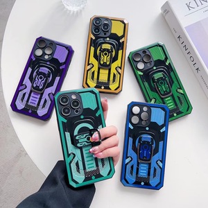 Mát người đàn ông chống sốc TPU PC trường hợp điện thoại cho <span class=keywords><strong>Iphone</strong></span> 15 14 Pro Max 13 12 11 XS x XR 7 8 cộng với Vòng chủ Cover quay lại fundas - Product Image 1