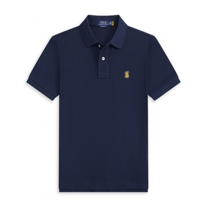 Camisas de Golf Personalizadas con Logotipo ODM para <span class=keywords><strong>Hombre</strong></span>, con Patrón de Letras, Antiarrugas, de Algodón, Impresas Digitalmente, de Manga Corta, Estilo Casual Elegante - Product Image 1