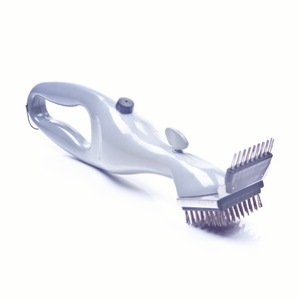 Cepillo de limpieza para barbacoa, cerdas de acero inoxidable, mango de plástico para eliminar manchas de humo, diseño moderno y sencillo - Product Image 1