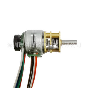 Motor paso a paso miniatura KC GM12 15BY con codificador de retroalimentación, salida Hall, 15 mm, CC, híbrido, 2 fases - Product Image 2