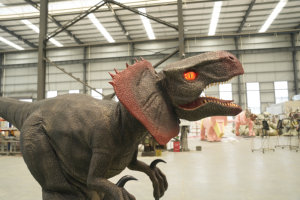 Costume de dinosaure <span class=keywords><strong>Velociraptor</strong></span> Mutant Zigong CET avec design de pattes cachées, léger, tailles personnalisées pour centres commerciaux, aéroports et parcs à thème - Product Image 6