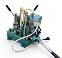 Machine à souder PVC/UPVC manuelle portable avec modèles gauche, centre et droit pour la fabrication de fenêtres et de portes
