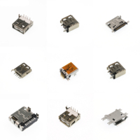 Conector USB vertical tipo C de 24 pines hembra 3.1