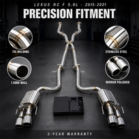 Tuyaux d'échappement OEM Catback pour Lexus RC F/ 5.0L 2015-2021, système d'échappement de voiture, tuyau d'échappement en acier inoxydable, silencieux