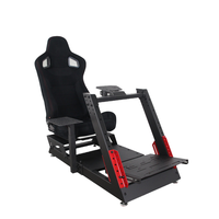 Nouveau simulateur de course professionnel avec support de jeu, volant et sièges pour jeux de voiture à vendre
