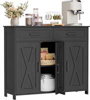 Buffet de cuisine moderne multifonctionnel avec tiroirs de rangement, étagères réglables, grande capacité, gain de place, meubles pour la maison