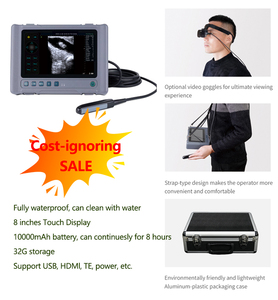 Appareil d'échographie vétérinaire portable avec écran 8 pouces, batterie 10000 mAh, fonction de mesure automatique de la graisse dorsale, pour la santé animale - Product Image 5