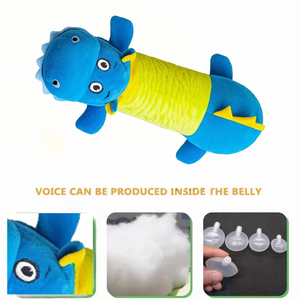 Jouet pour chien en peluche mignon avec son, cochon, singe, hippopotame, renard, éléphant, jouet d'entraînement amusant pour animaux de compagnie - Product Image 2