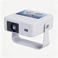 Projecteur portable Android 14, projecteur 4K, mini projecteur Full HD, décodage 1080P, mini projecteur vidéo A53, écran tactile